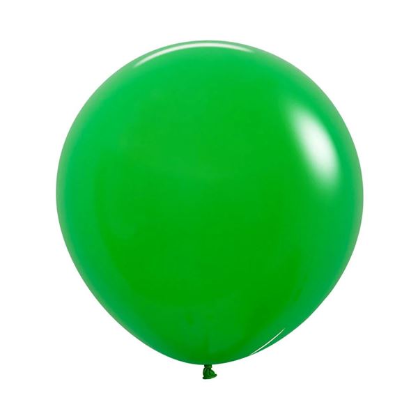 Imagens de Globos Verdes Trébol Fashion Sólido 60cm Sempertex R24-029 (10)
