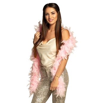 Imagen de Boa Plumas Rosas Fiesta (50g)