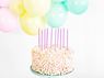 Imagen de Vela Cumpleaños Lila 14cm (12 unidades)