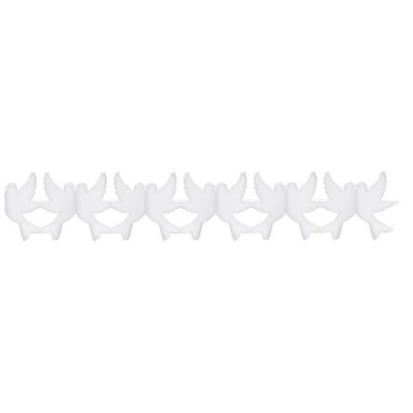 Picture of Guirnalda Palomas Blancas de papel (3m)