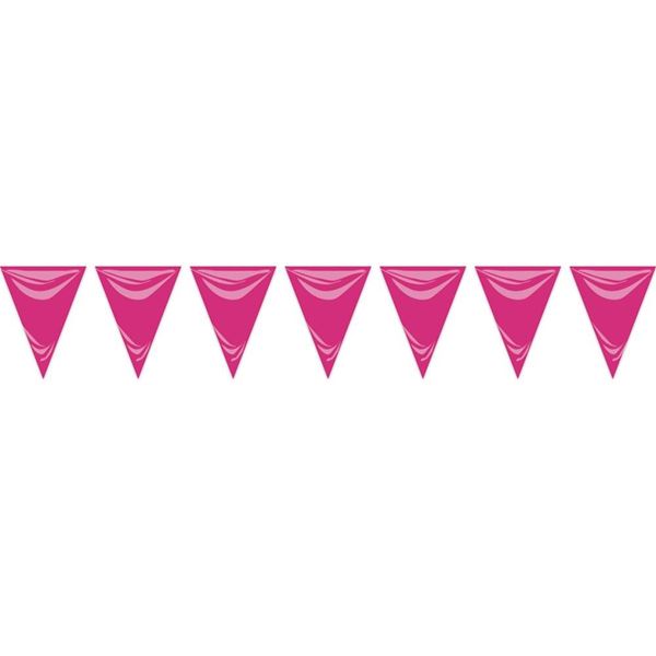 Imagen de Banderín Fucsia plástico (25m)