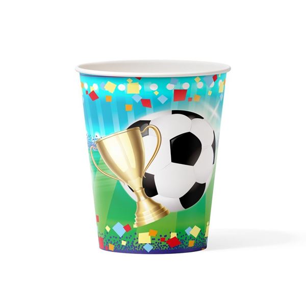 Picture of Vasos Fútbol Celebración cartón (8 unidades)