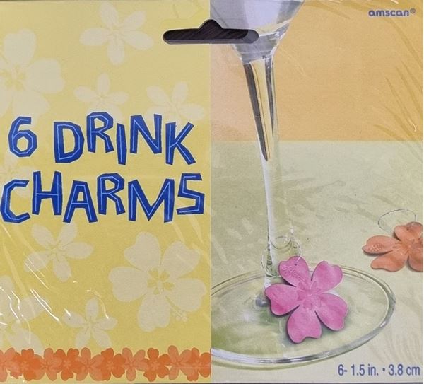 Imagen de Decorados Copas Flores Hibiscus (6 unidades)
