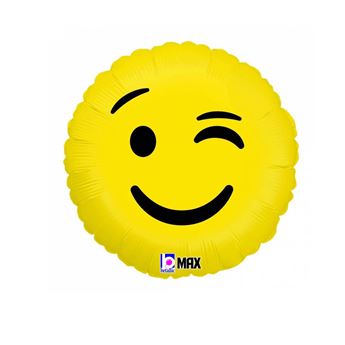 Imagen de Globo Emoji Guiño Foil (45cm)