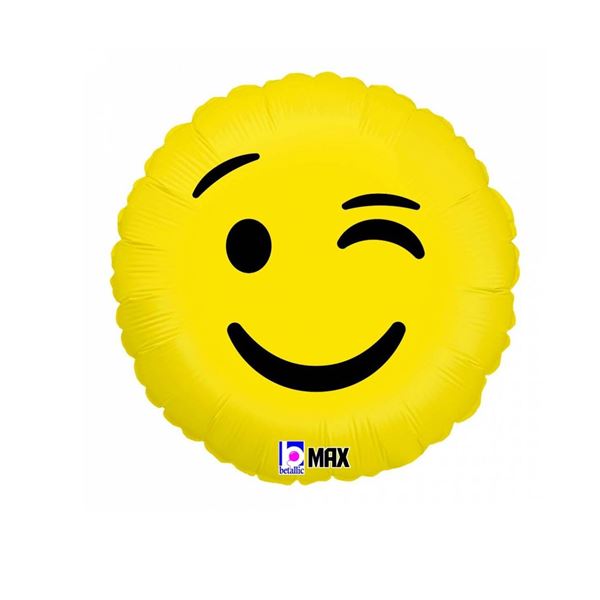 Picture of Globo Emoji Guiño Foil (45cm)