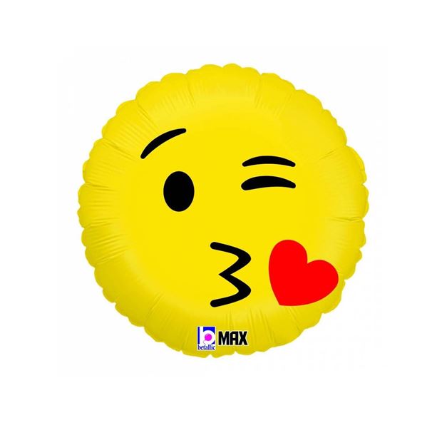Picture of Globo Emoji Besos Foil (45cm)