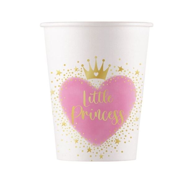 Picture of Vasos Little Princess cartón (8 unidades)