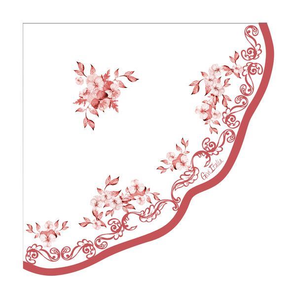 Imagens de Servilletas Liberty Roja papel 33cm (16 unidades)