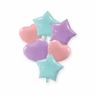 Picture of Bouquet Globos Colores Pastel Surtido (6 unidades)