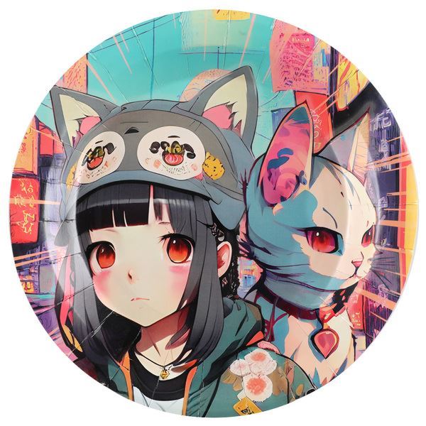 Imagen de Platos Anime Manga Cumpleaños cartón 23cm (8 unidades)