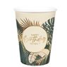 Imagen de Vasos Happy Birthday Jungla Elegante cartón (10 unidades)