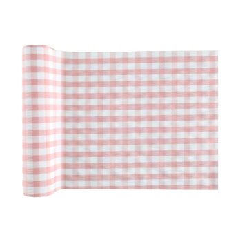 Imagen de Camino de Mesa Vichy Rosa Claro Tela (3m)