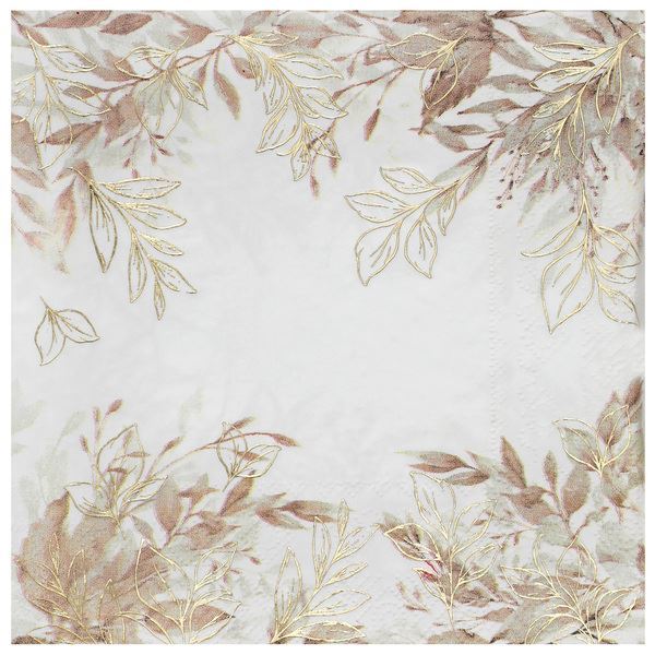 Imagen de Servilletas Natural Foliage papel 33cm (20 unidades)