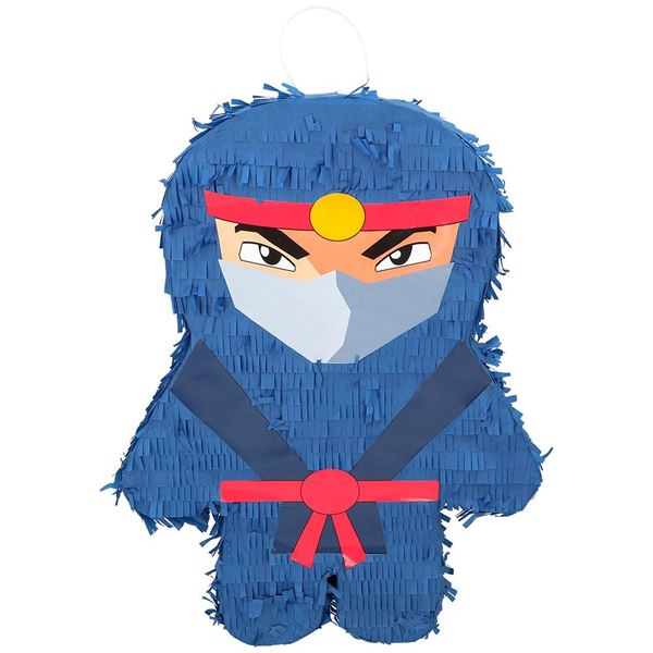 Imagen de Piñata Ninja 3D Golpear cartón (33x44x8cm)