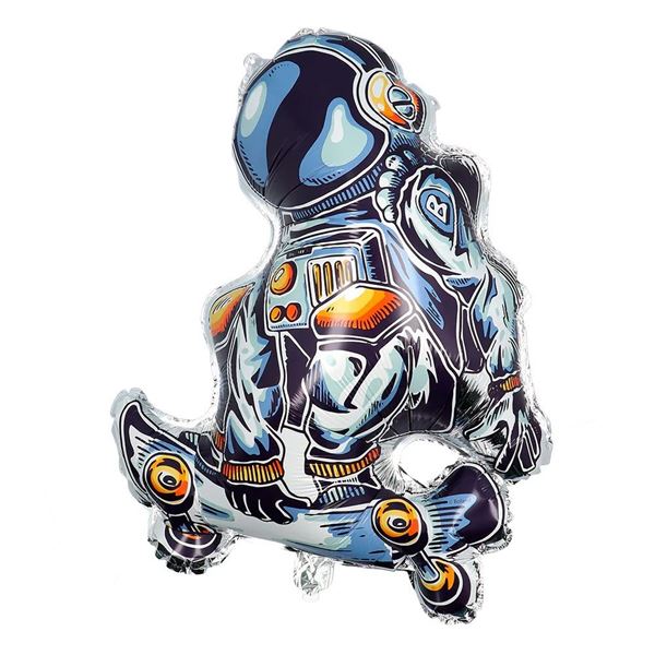 Imagen de Globo Astronauta Patín Foil (55cm x 45cm)