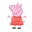 Picture of Globo Peppa Pig Fiesta Forma (80cm x 63cm)