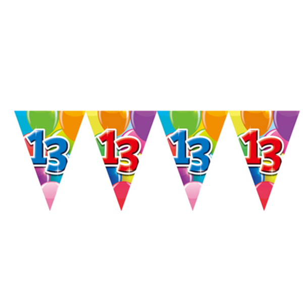 Picture of Banderín 13 Años Cumple plástico (10m)
