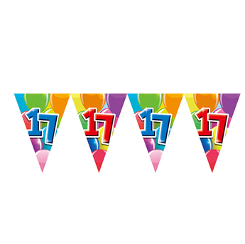 Imagen de Banderín 17 Años Cumple plástico (10m)