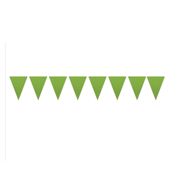 Imagen de Banderín Verde Claro plástico 30cm x 20cm (25m)