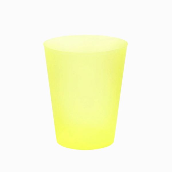 Picture of Vasos Cubata Ancho Amarillo Neón Reutilizable 480cc (4 unidades)