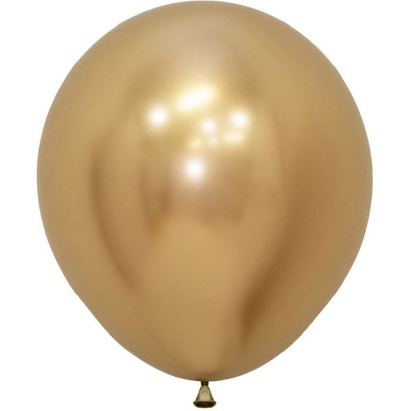 Picture of Globos Réflex Dorados 45cm Sempertex R18-970 (15)