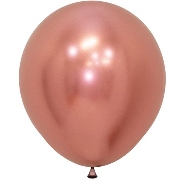Picture of Globos Réflex Rosa Dorado 45cm Sempertex R18-968-15 (15)