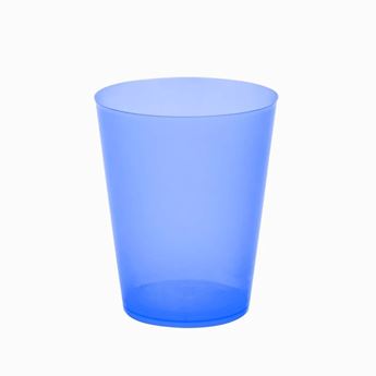 Imagen de Vasos Cubata Ancho Azul Neón Reutilizable 480cc (4 unidades)