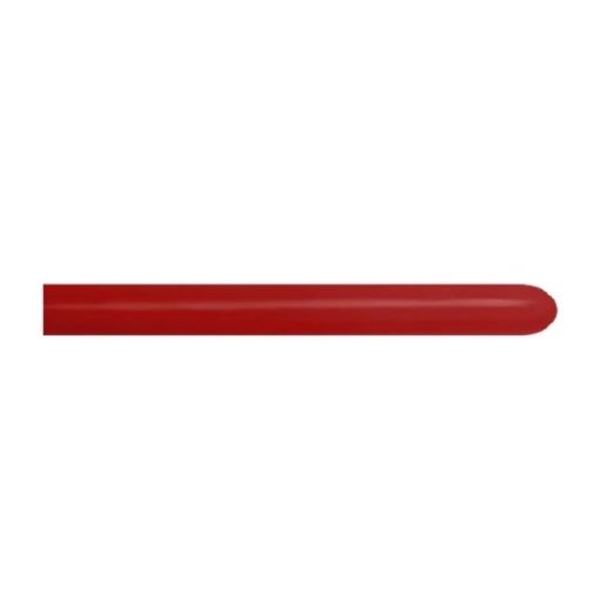 Imagen de Globos Moldeables 260 Rojo Imperial Fashion Sólido 5cm X 150cm Sempertex 260-016 (50)