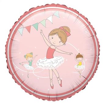 Imagen de Globo Bailarina Ballet foil 45cm