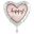 Imagens de Globo Happy Birthday Corazón Rosa Gloss (45cm)