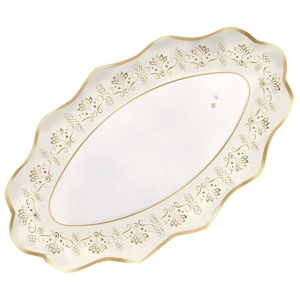 Imagens de Bandejas Royal Ivory Gold cartón 36cm (2 unidades)