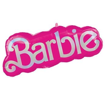 Imagens de Globo Barbie Logo Malibú Rosa Grande (81cm)