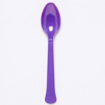 Picture of Cucharas Violetas Uva Reutilizables (24 unidades)