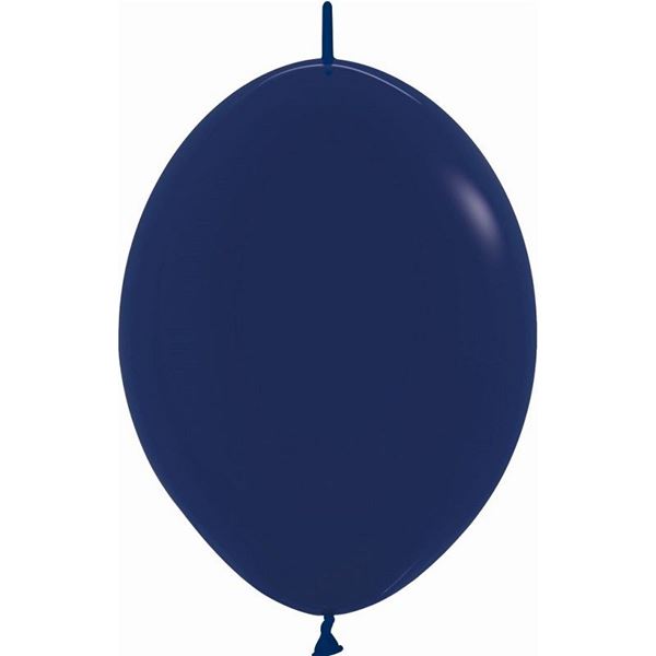 Picture of Globos Azules Naval Fashion Sólido 30cm Cadena Sempertex LOL-044 (25)