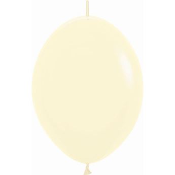 Imagen de Globos Amarillo Pastel 30cm Cadena Sempertex LOL-620 (25)