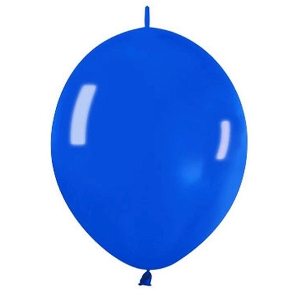 Picture of Globos Azul Cristal 30cm Cadena Sempertex LOL-340 (25)