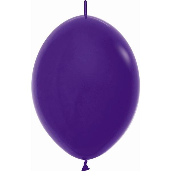 Imagen de Globos Morado Fashion Sólido 30cm Cadena Sempertex LOL-051 (25)