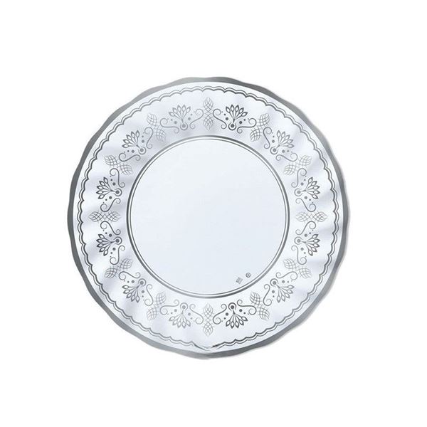 Picture of Platos Royal Silver cartón 20cm (6 unidades)