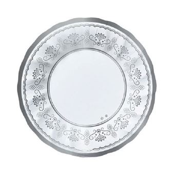 Imagen de Platos Hondos Royal Silver cartón 24cm (6 unidades)