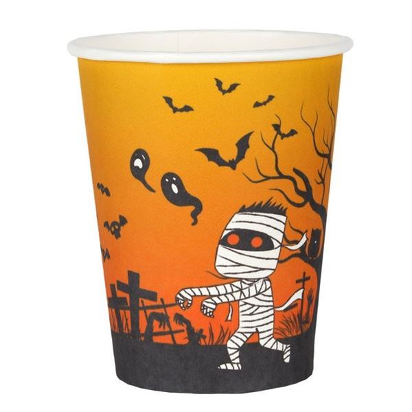 Picture of Vasos Casa Encantada Halloween cartón (10 unidades)