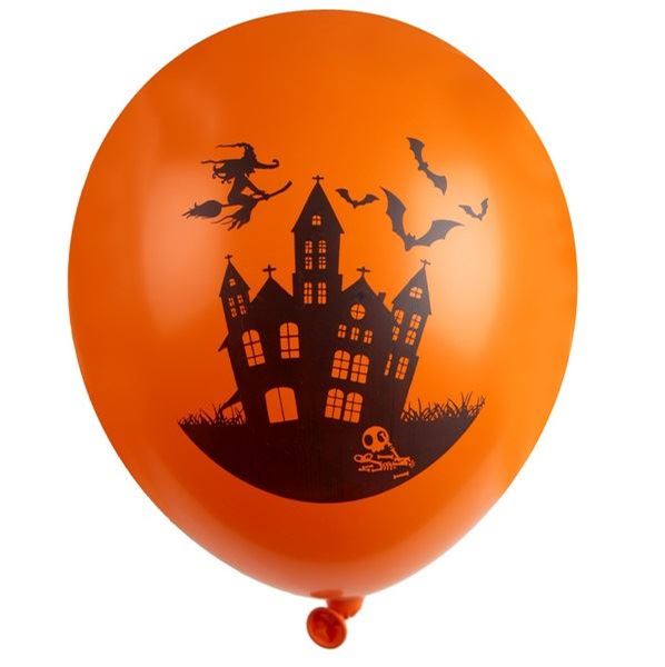Picture of Globos Casa Encantada Halloween Látex (6 unidades)