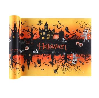 Imagens de Camino de Mesa Casa Encantada Halloween Tela (5m)