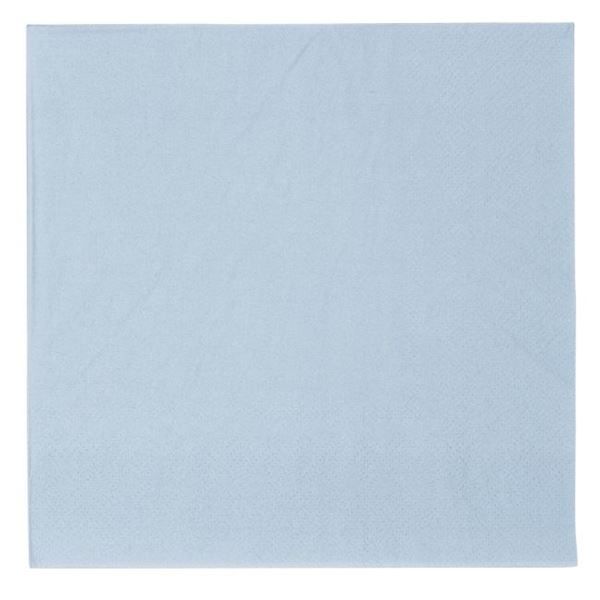 Imagen de Servilletas Azul Pastel Vert Decor 33cm (20 unidades)