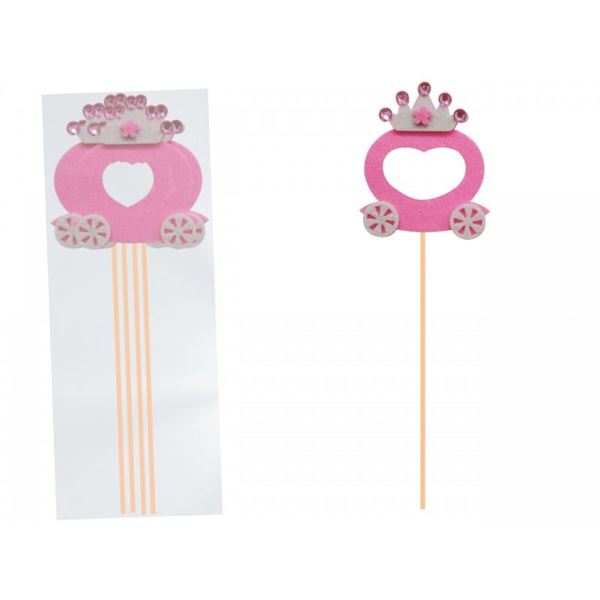 Imagen de Pinchos Brocheta Chuches Carroza Fieltro (4 unidades)