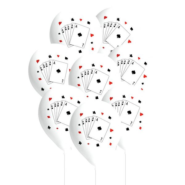 Picture of Globos Casino Látex (8 unidades)