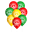 Picture of Globos Fiesta Hippie Látex (8 unidades)