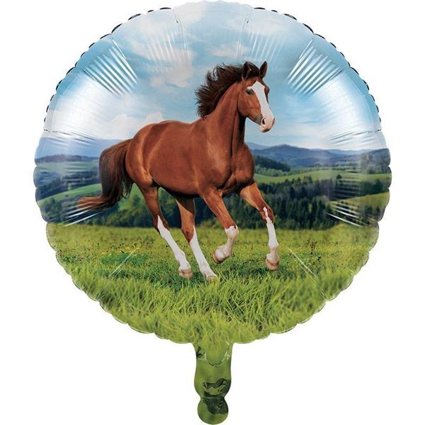 Imagens de Globo Caballo Redondo Foil (45cm)