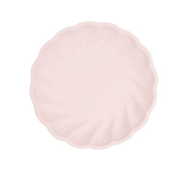 Imagens de Platos Rosa Pastel Redondo Vert Decor 18.8cm (6 unidades)
