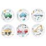 Picture of Platos Coches Party Surtidos cartón 18cm (6 unidades)