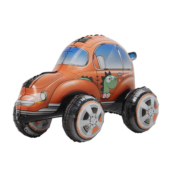 Picture of Globo Coche Naranja Infantil 4D (57cm x 38cm)